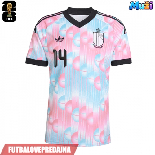 Lacne Muži Futbalové dres Belgicko Matias Fernandez-Pardo #26 MS 2026 Krátky Rukáv - Preč